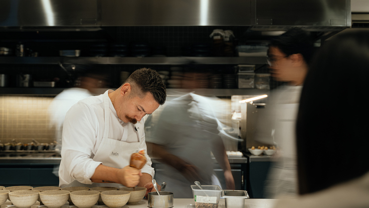 Josh Boutwood of two-MICHELIN-Starred Helm. © Helm