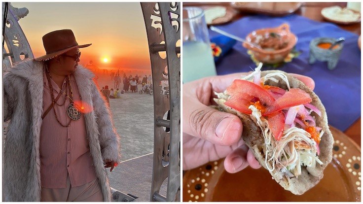 From the stark reset of Burning Man to the bold, sour-orange flavors of Mexico’s Yucatán, Isip travels to be stripped back, grounded and reminded of home. © Aaron Isip