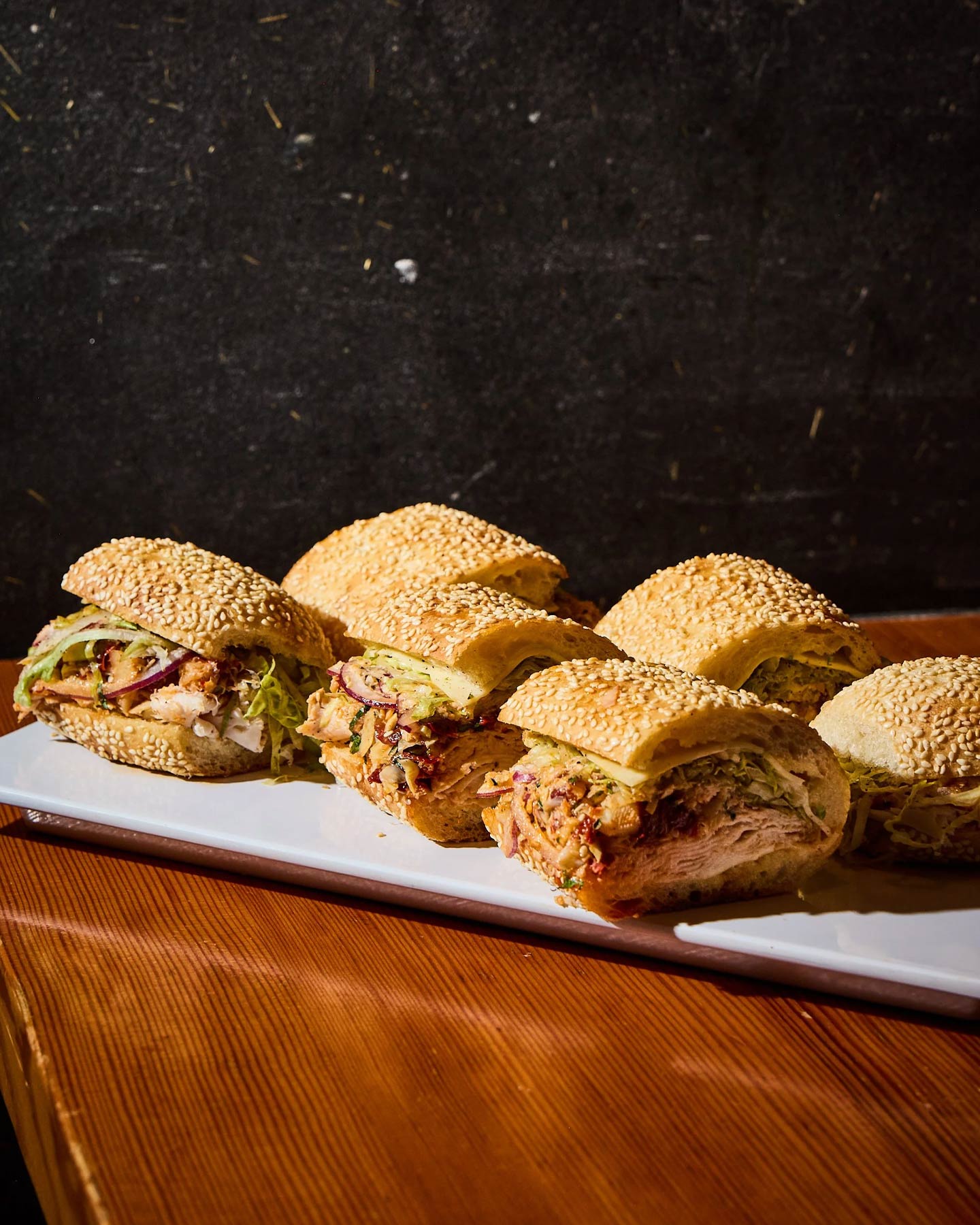 The hoagie tasting in the Hoagie Room is something you'd find only in Philly. © Michael Persico/Pizzeria Beddia - The Hoagie Room