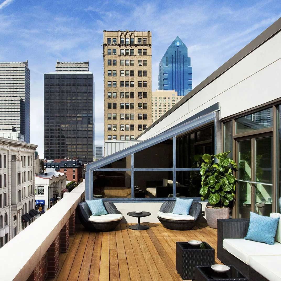 The Rittenhouse makes its home in one of the city's toniest districts. © The Rittenhouse Hotel
