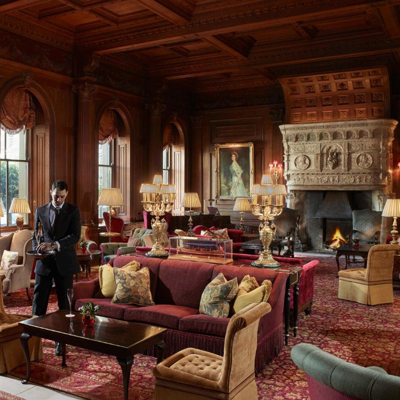 A sitting room at Cliveden House, where the walls are filled with secrets of the past. © Cliveden House