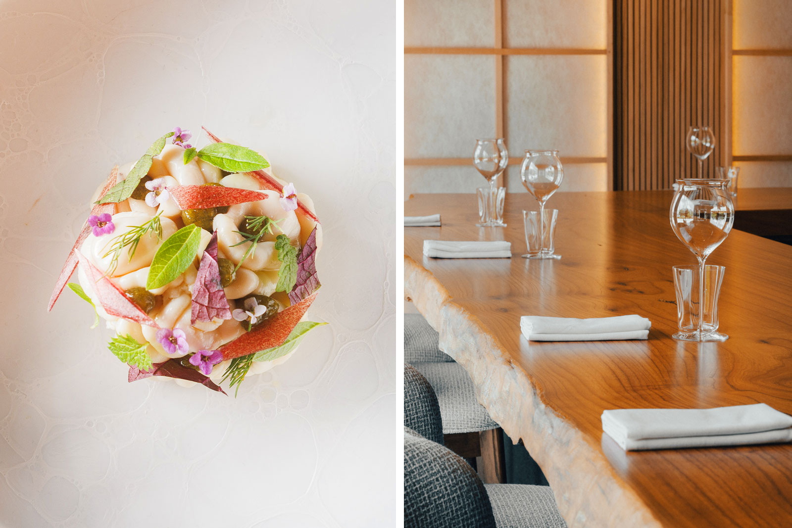 Sorekara's multicourse menu draws on Japan’s 72 kō, or microseasons. © Micah Cox /Sorekara