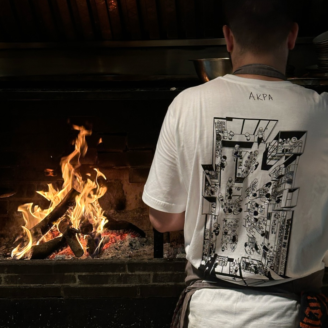 The allure of wood-fired cooking. © Akra (Athens)