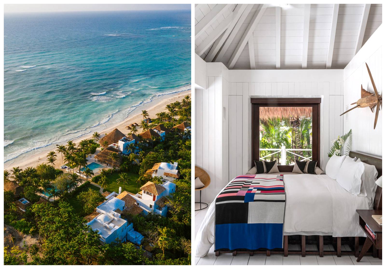 Mexico’s Riviera Maya on the Caribbean coast checks all the boxes of a dreamy beach vacation. © Hotel Esencia
