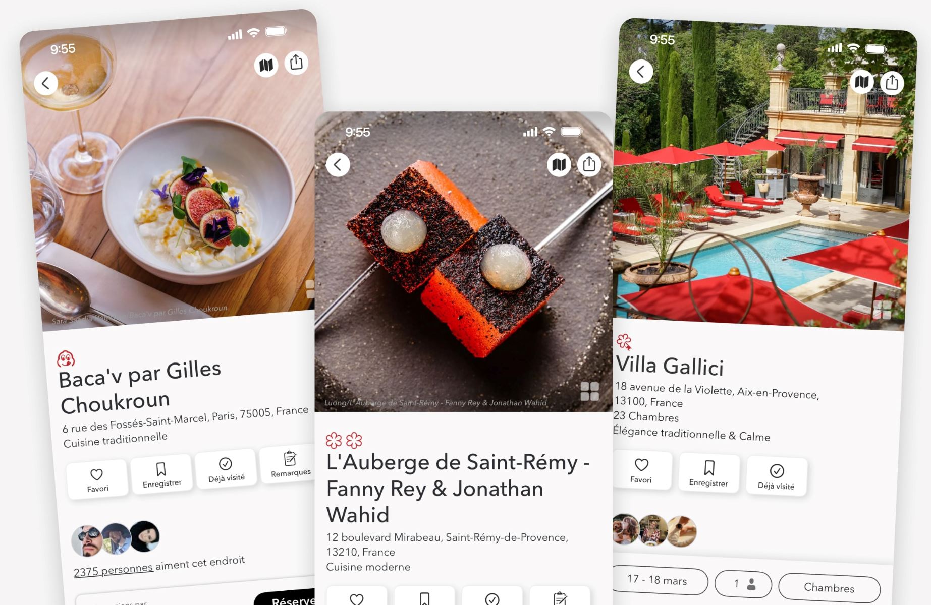 The MICHELIN Guide app brings together a range of features to help you discover nearby restaurants, save your favorites, share your insights and book hotels. ©The MICHELIN Guide