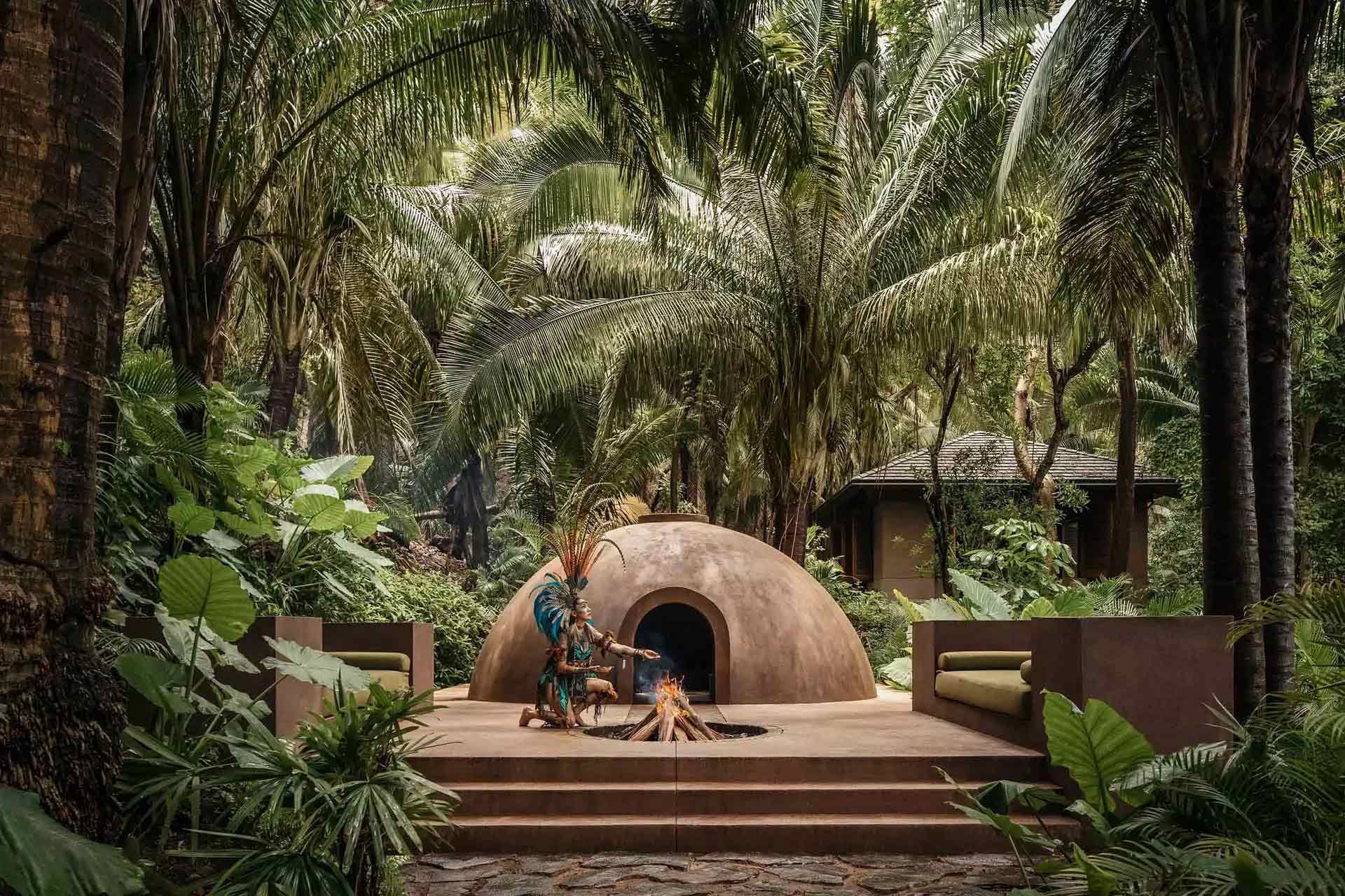 Traditional Mexican healing rituals on the Riviera Nayarit. © One&Only Mandarina