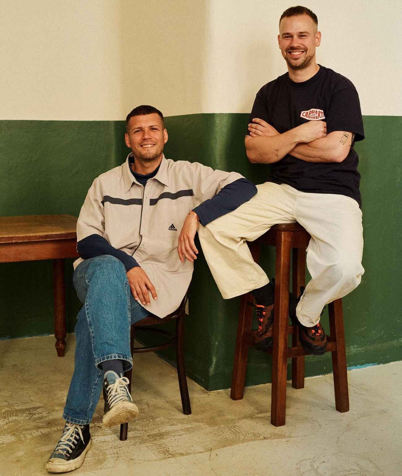 Le duo à la tête du restaurant Prosper © Prosper