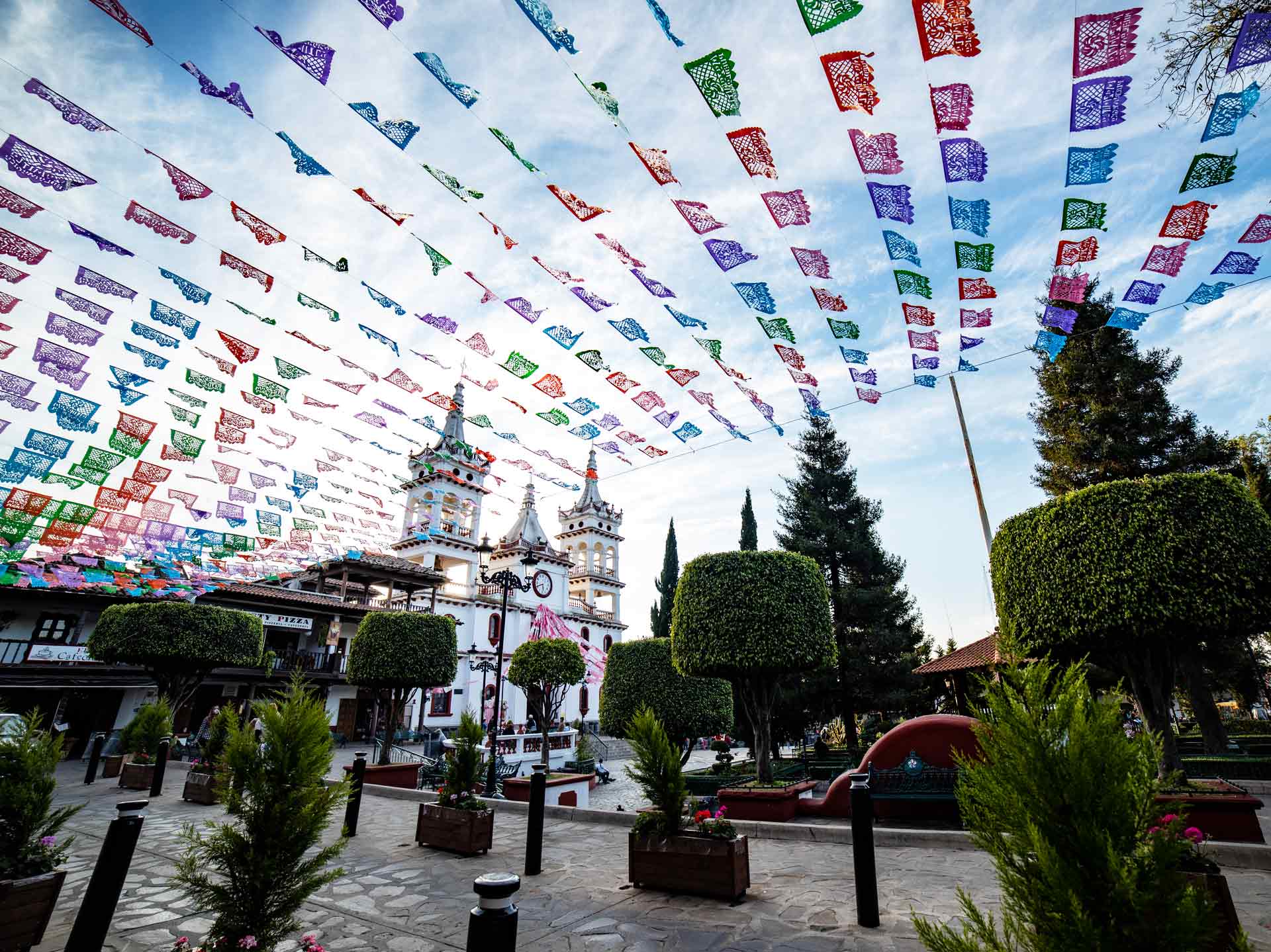 The Central Plaza of Mazamitla.