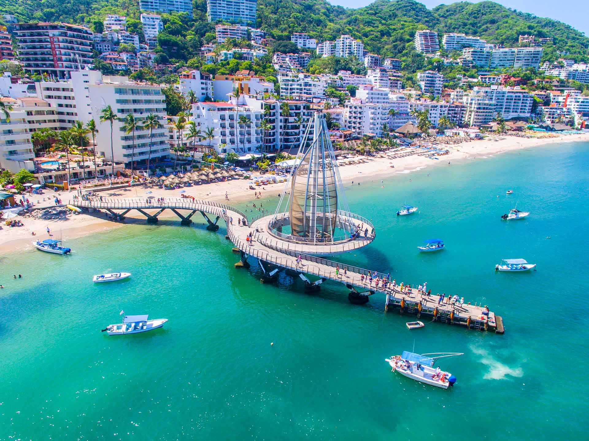 Los Muertos Pier in Puerto Vallarta. 