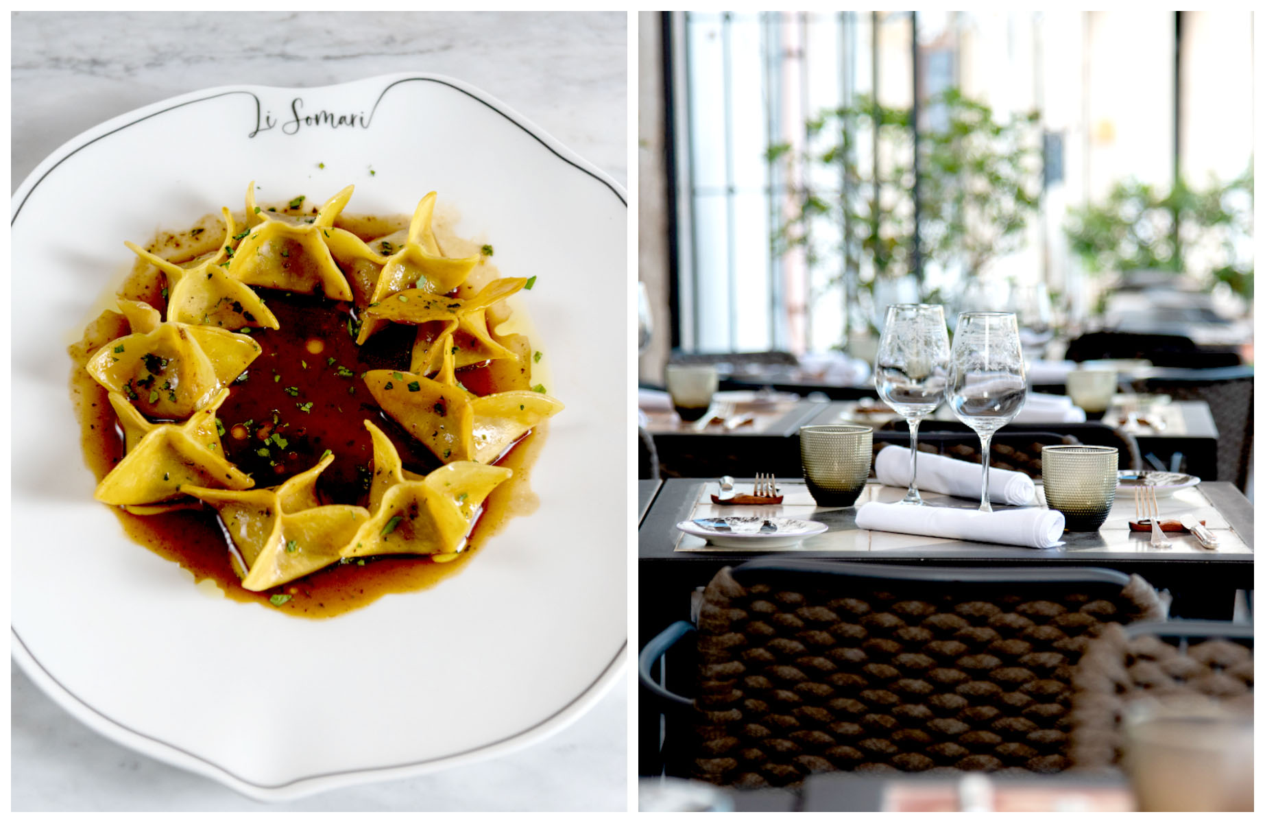 Indulgent fresh pasta at Li Somari in an intimate and elegant space in Tivoli, near Rome. © Valentina Ficacci/Li Somari