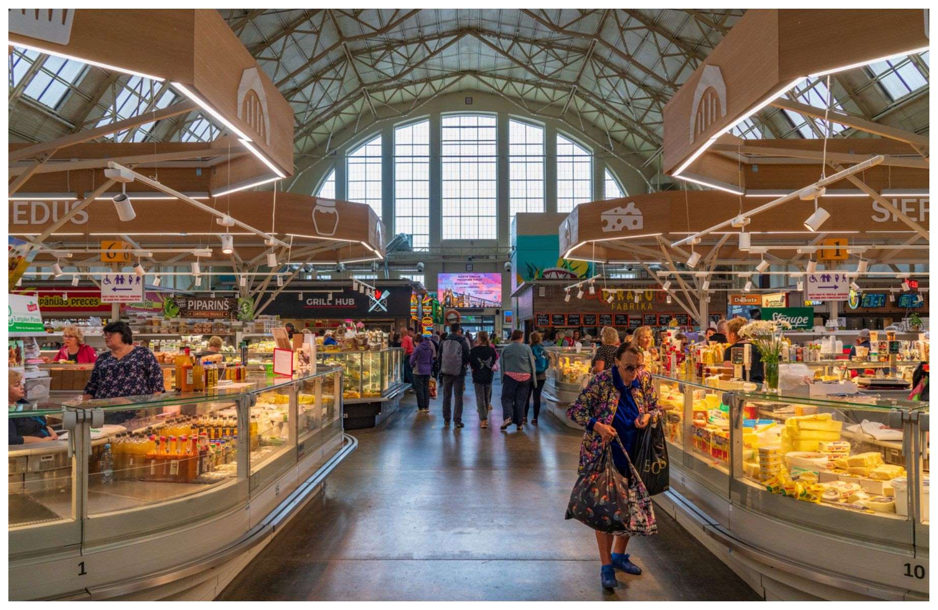 Riga's Central Market opened in 1930 inside five former German Zeppelin hangars. © momo11353/iStock