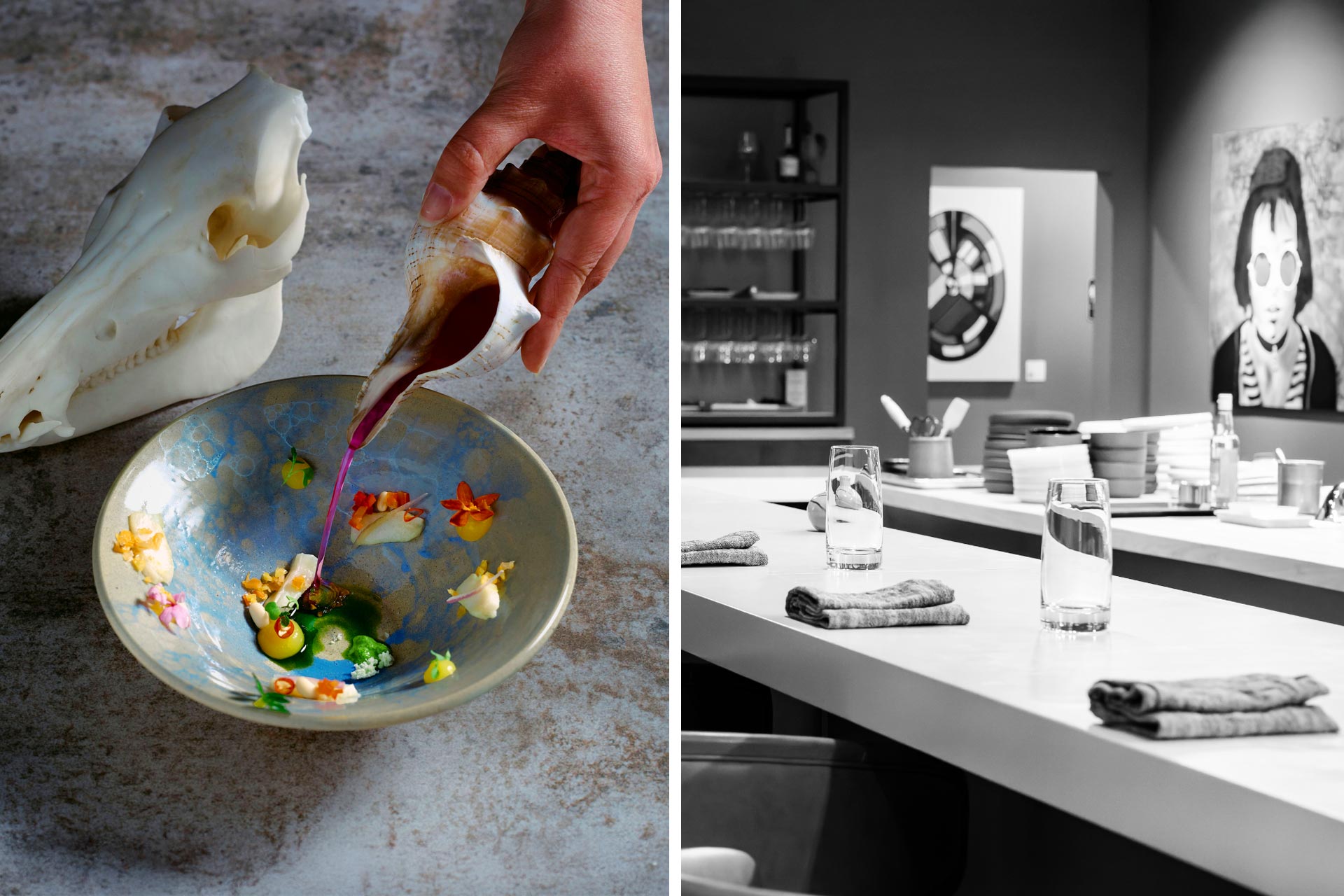 Expect bold, creative dishes on the tasting menu at Counter. © Jono Elyea/Counter