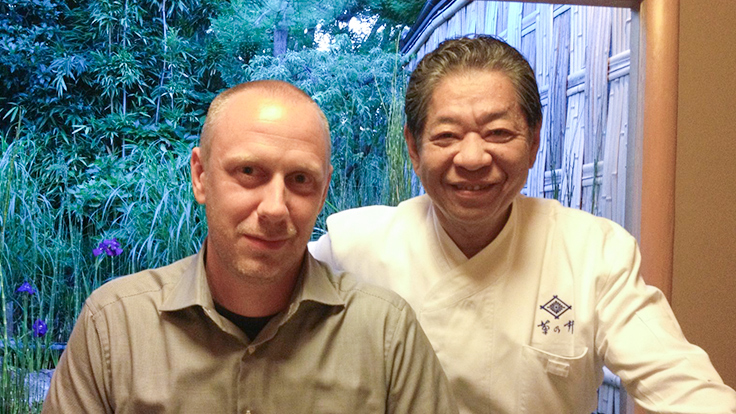 Connaughton has visited Kikunoi Honten countless times to deepen his understanding of Japanese cuisine. A photograph from a visit in 2013. (© Kyle Connaughton)