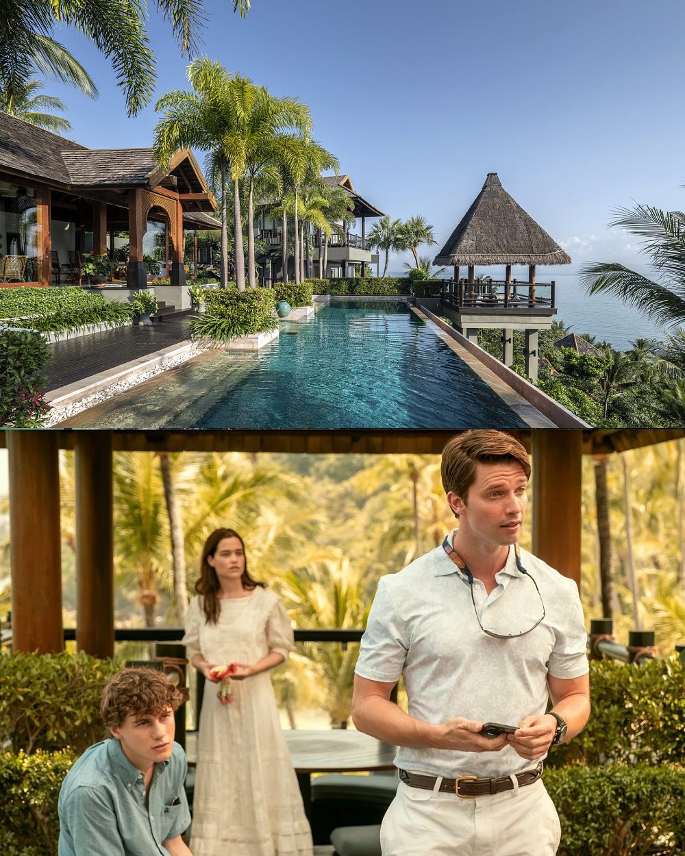 Mike White’s The White Lotus Season 3 features Four Seasons Resort Koh Samui as a backdrop. © Four Seasons Resort Koh Samui, Fabio Lovino/HBO