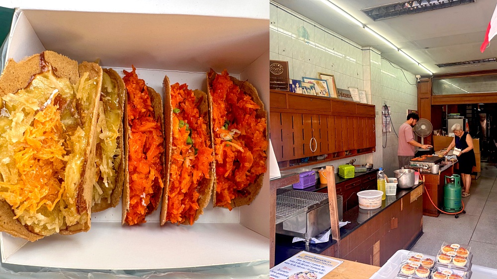 These crispy pancakes, served with sweet or savory toppings, have been made here for over 50 years. © MICHELIN Guide