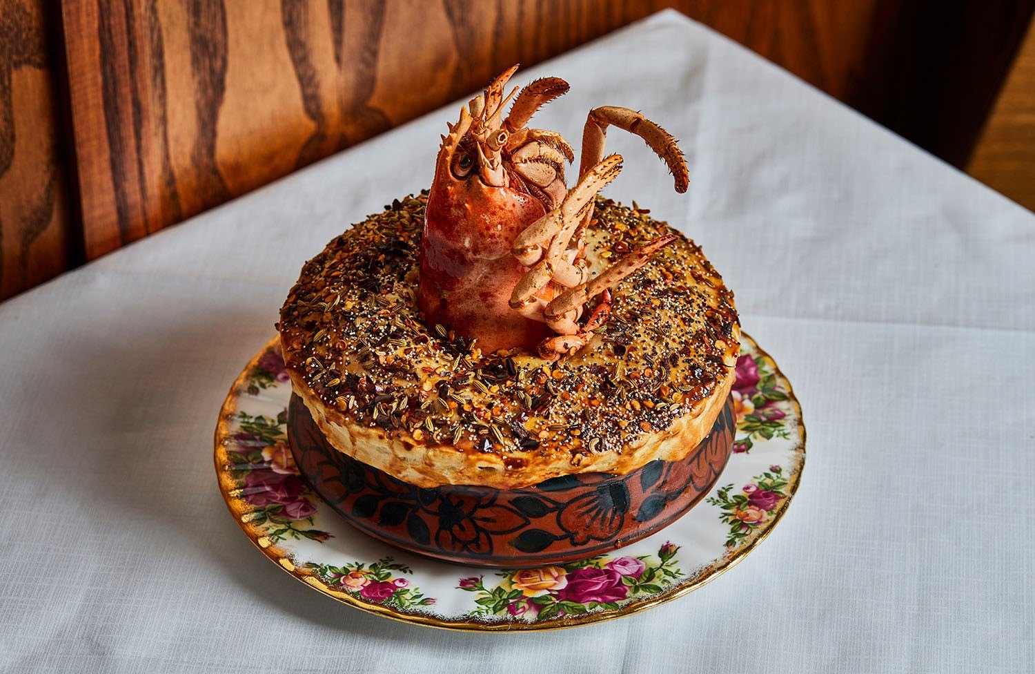 An eye-catching seafood biryani from Empire Empire in London. © Timothy Atkins/Empire Empire
