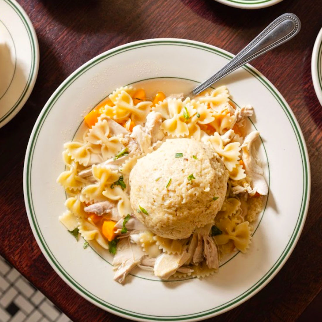 Famous 4th Street Delicatessen is Philadelphia's go-to for matzo ball soup. © Al Gamble/4th Street Deli