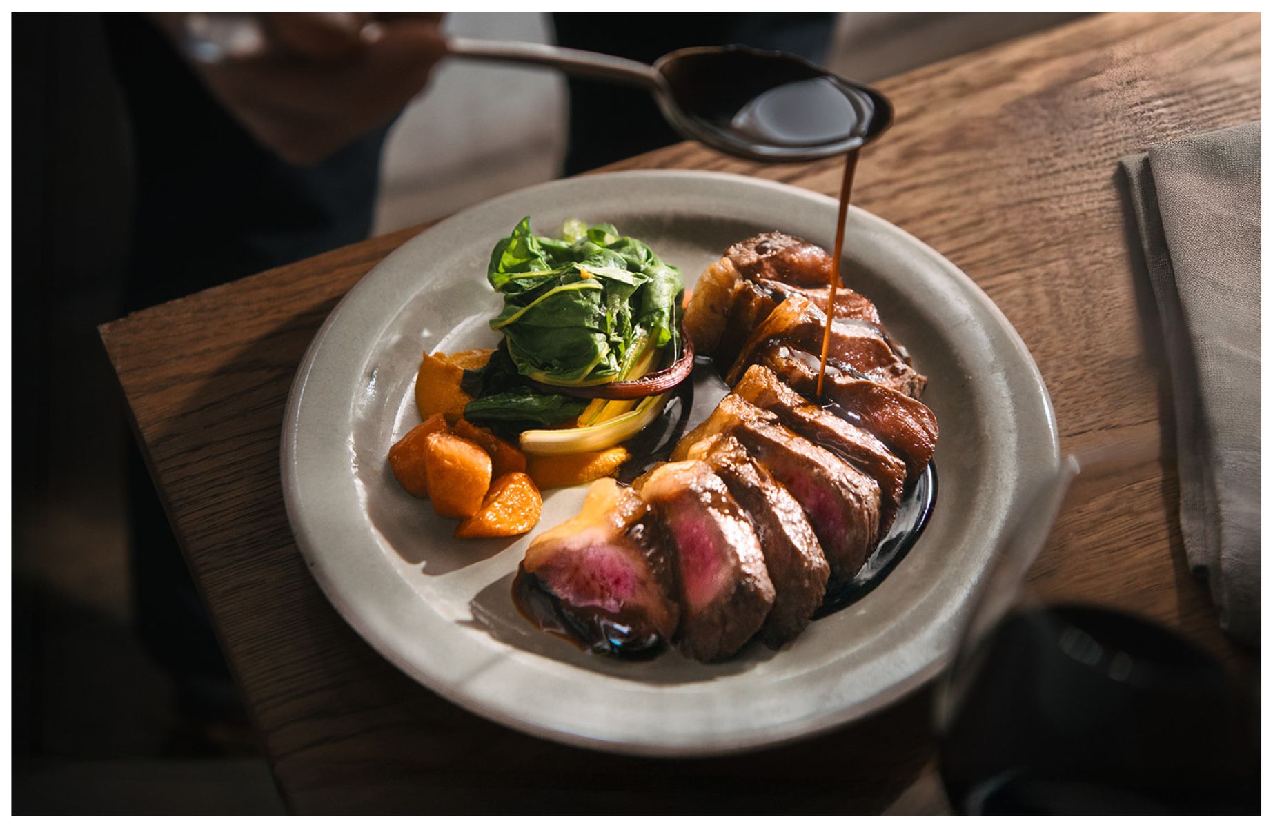 One of The Free Company's dishes powered by their own farm produce. © Christian & Amelia Masters/The Free Company