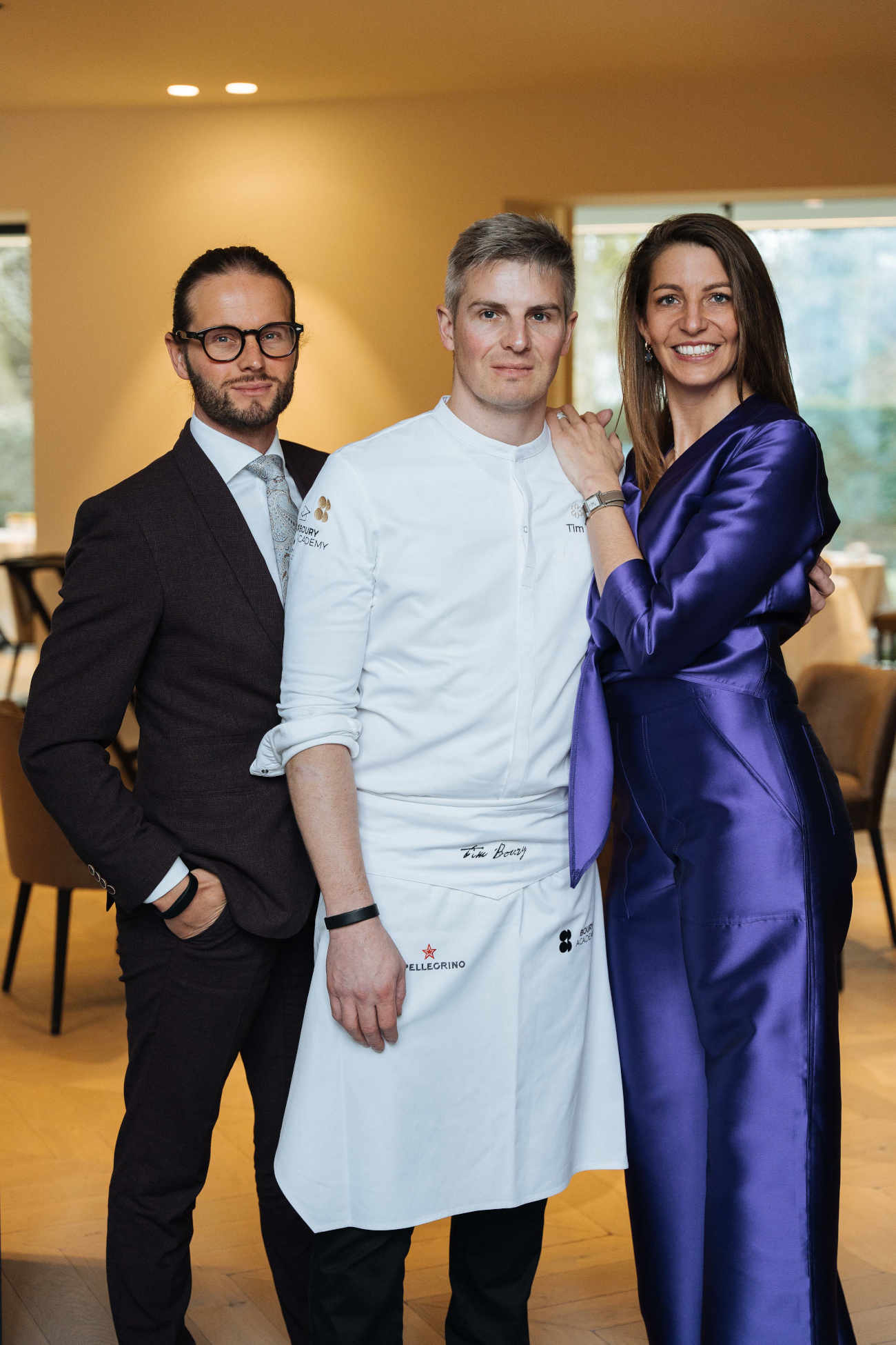 Ben, Tim en Inge zijn de sterkhouders achter restaurant Boury. © Hablar