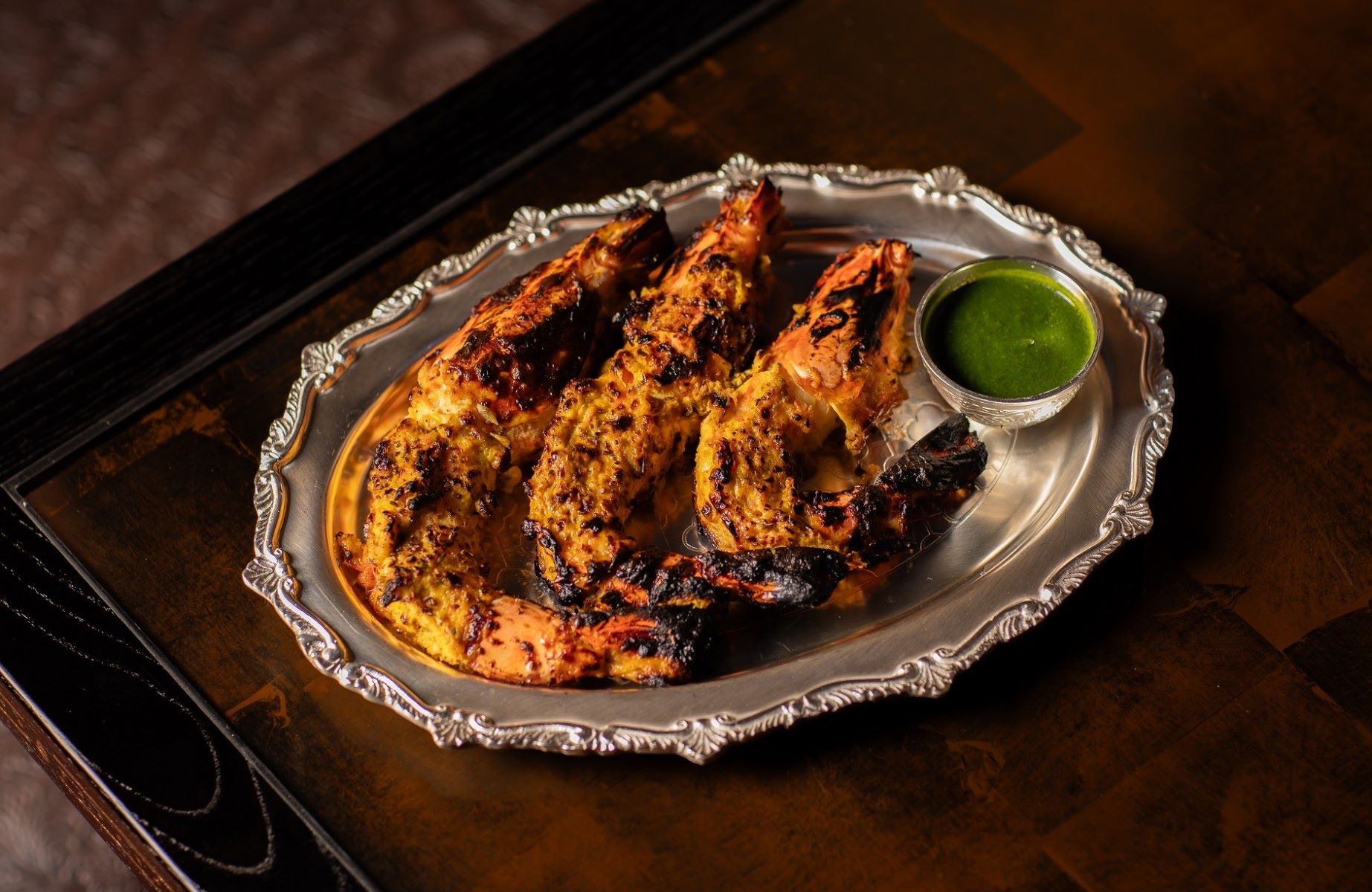 A seafood dish from MICHELIN-Starred Indian restaurant Ambassadors Clubhouse in London. © Marcus Cobden/Ambassadors Clubhouse