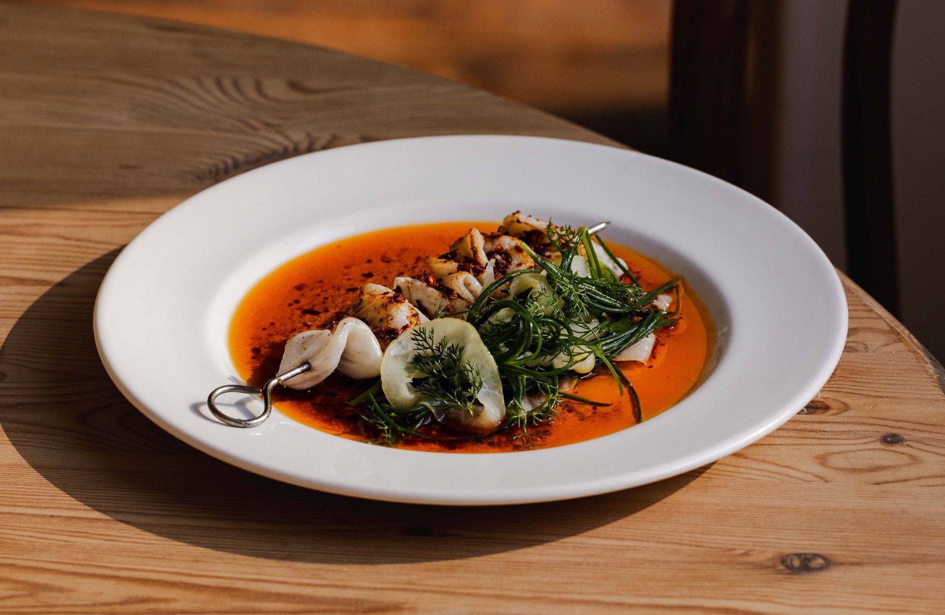 Colourful cooking from The Kerfield Arms, the UK's latest MICHELIN-Star pub. © Joe Howard/Kerfield Arms