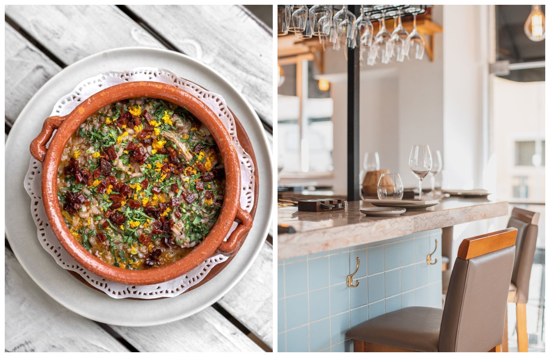 The simplicity of a lunch at the counter. © Restaurant O Frade (Lisbonne)