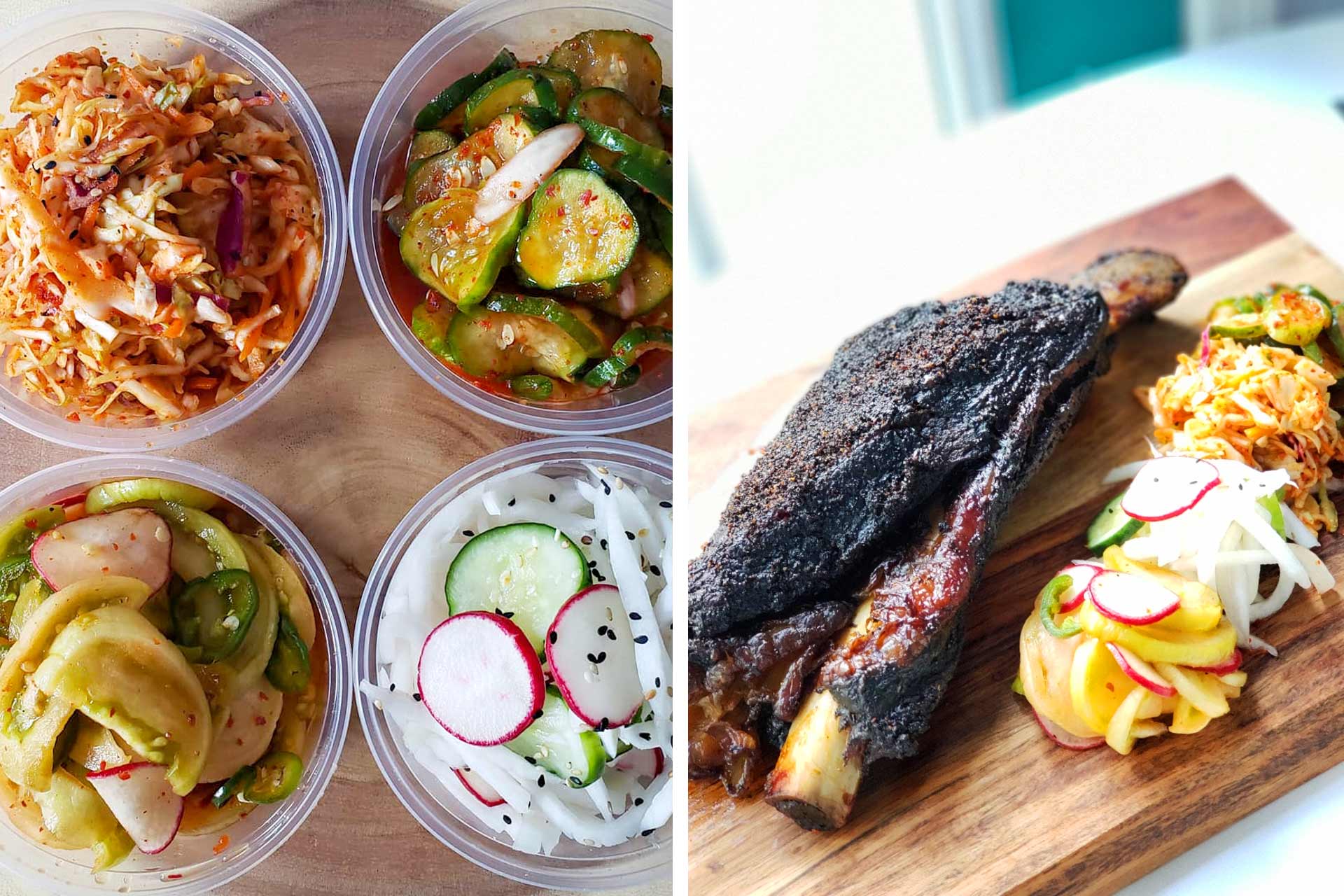 Southern and Korean flavors meld at Heirloom Market. © Jiyeon Lee/Heirloom Market