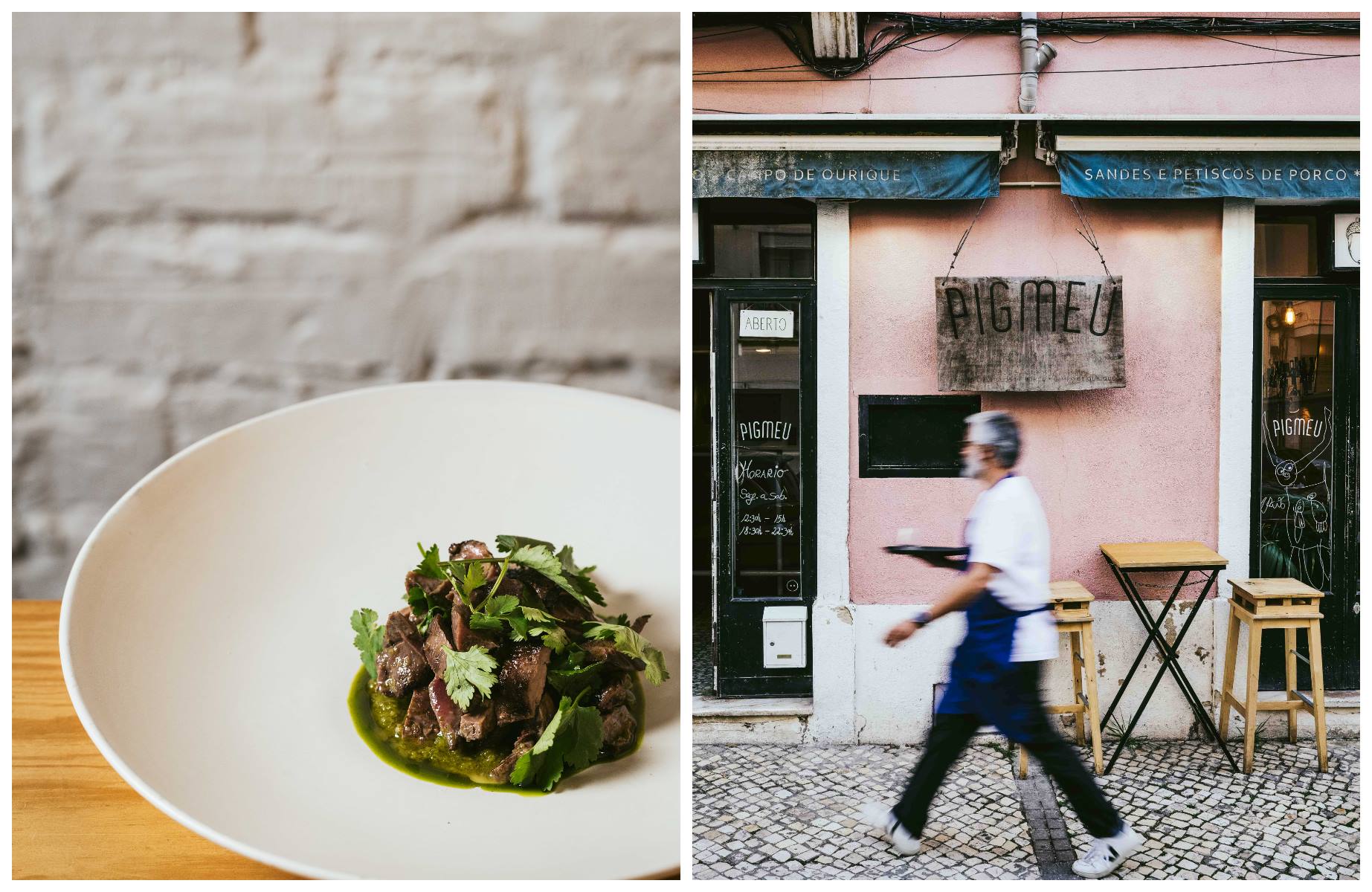 At Pigmeu (Lisbon), every part of the pig is delicious, from tail to snout! © Joana Freitas