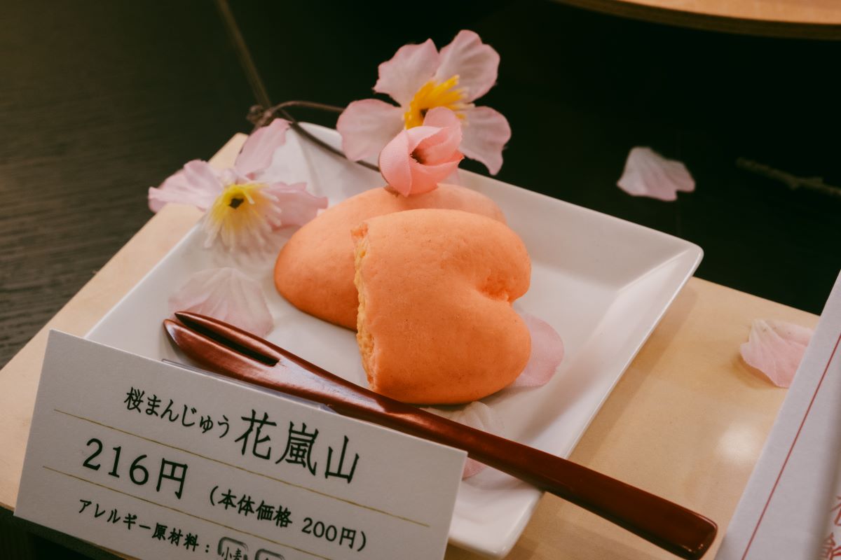 Spring in Kyoto is all about wagashi, delicately shaped cakes that look like the cherry blossoms themselves. © Two Left Hands/MICHELIN Guide