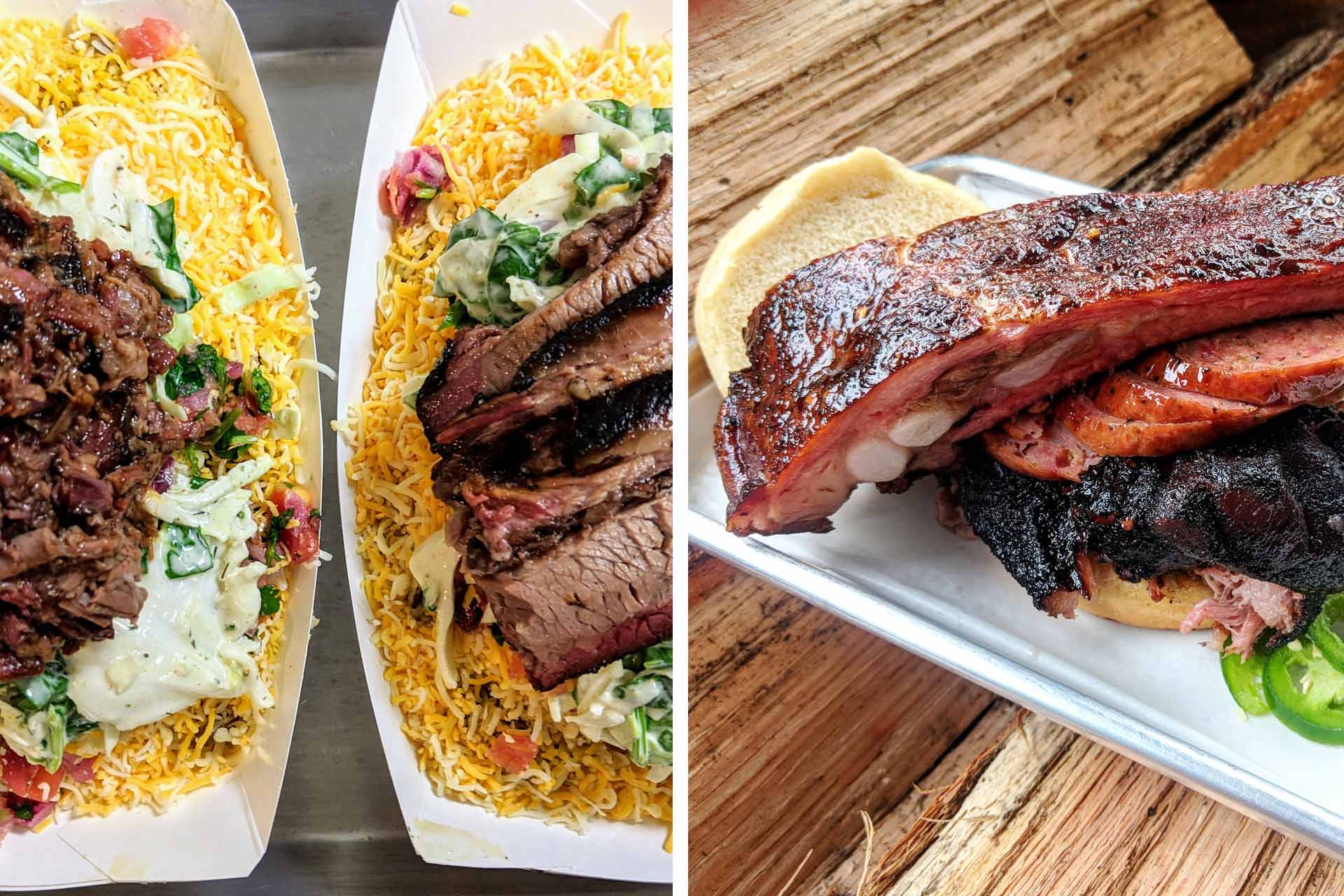 The tiny town of Spring is home to CorkScrew BBQ, which makes a big impression. © CorkScrew BBQ