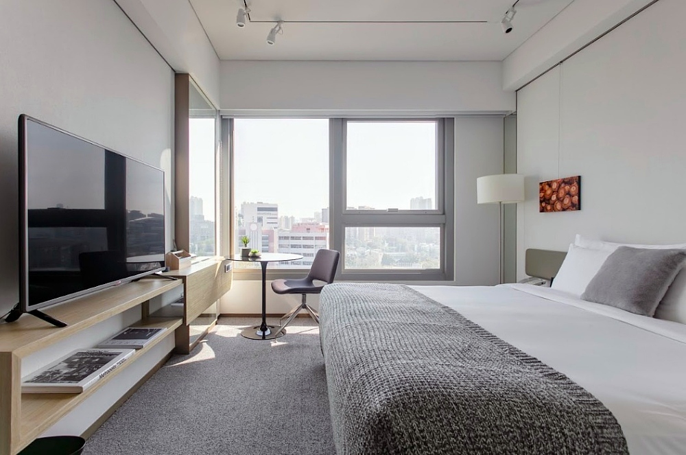 The minimal design of Hotel Stage in Hong Kong. © Hotel Stage