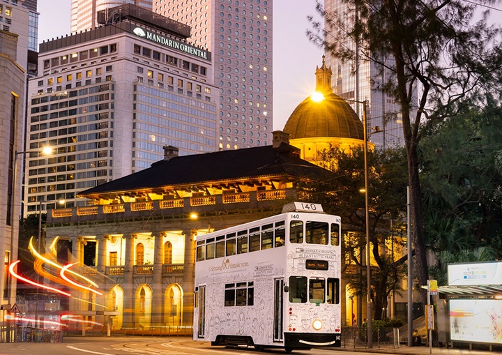 香港米芝蓮一星鑰酒店香港文華東方酒店。 © Mandarin Oriental Hong Kong
