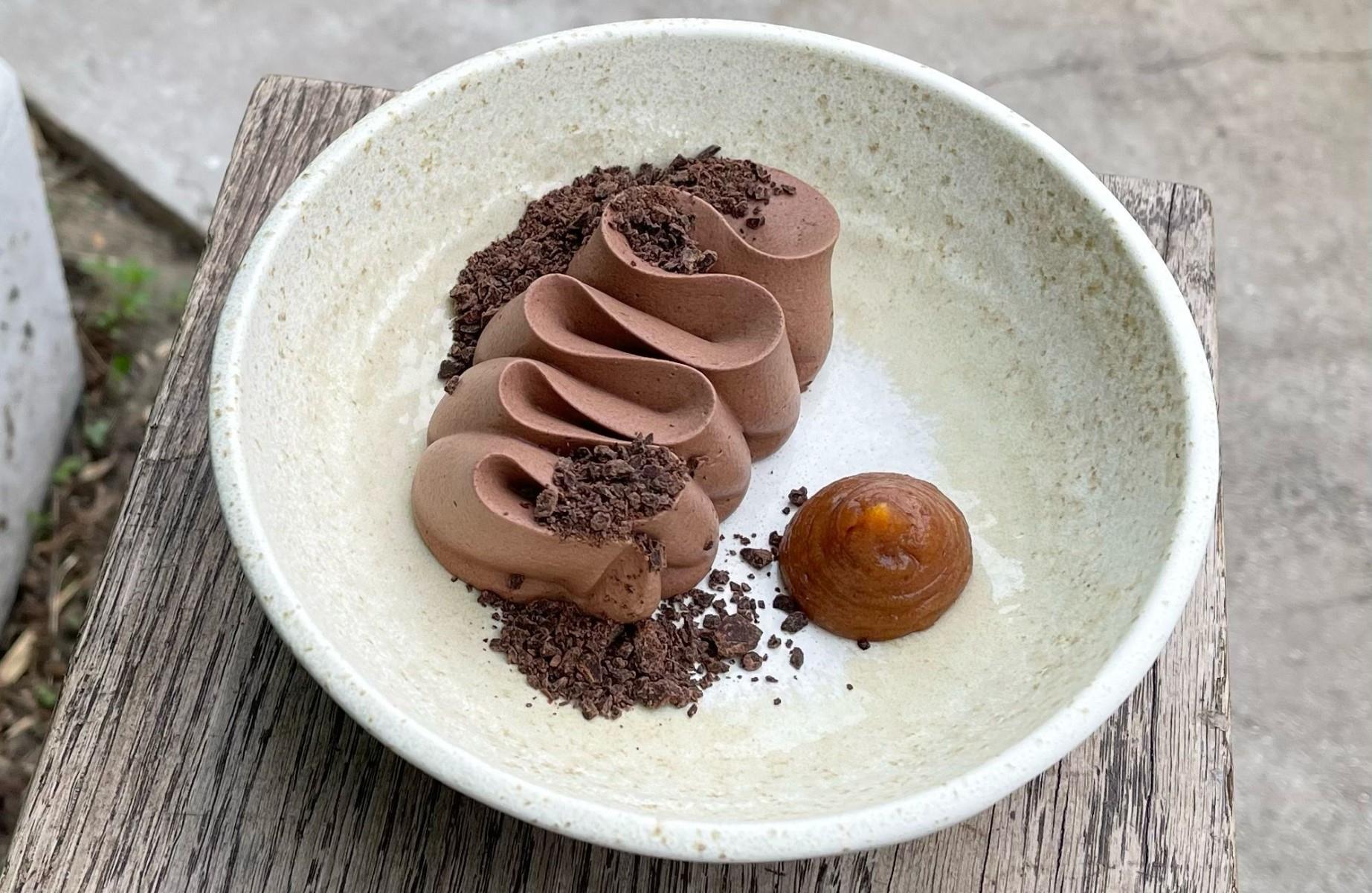 A chocolate-based dessert from neighbourhood bistro Naïfs in Peckham. © Finn Heale/Naïfs