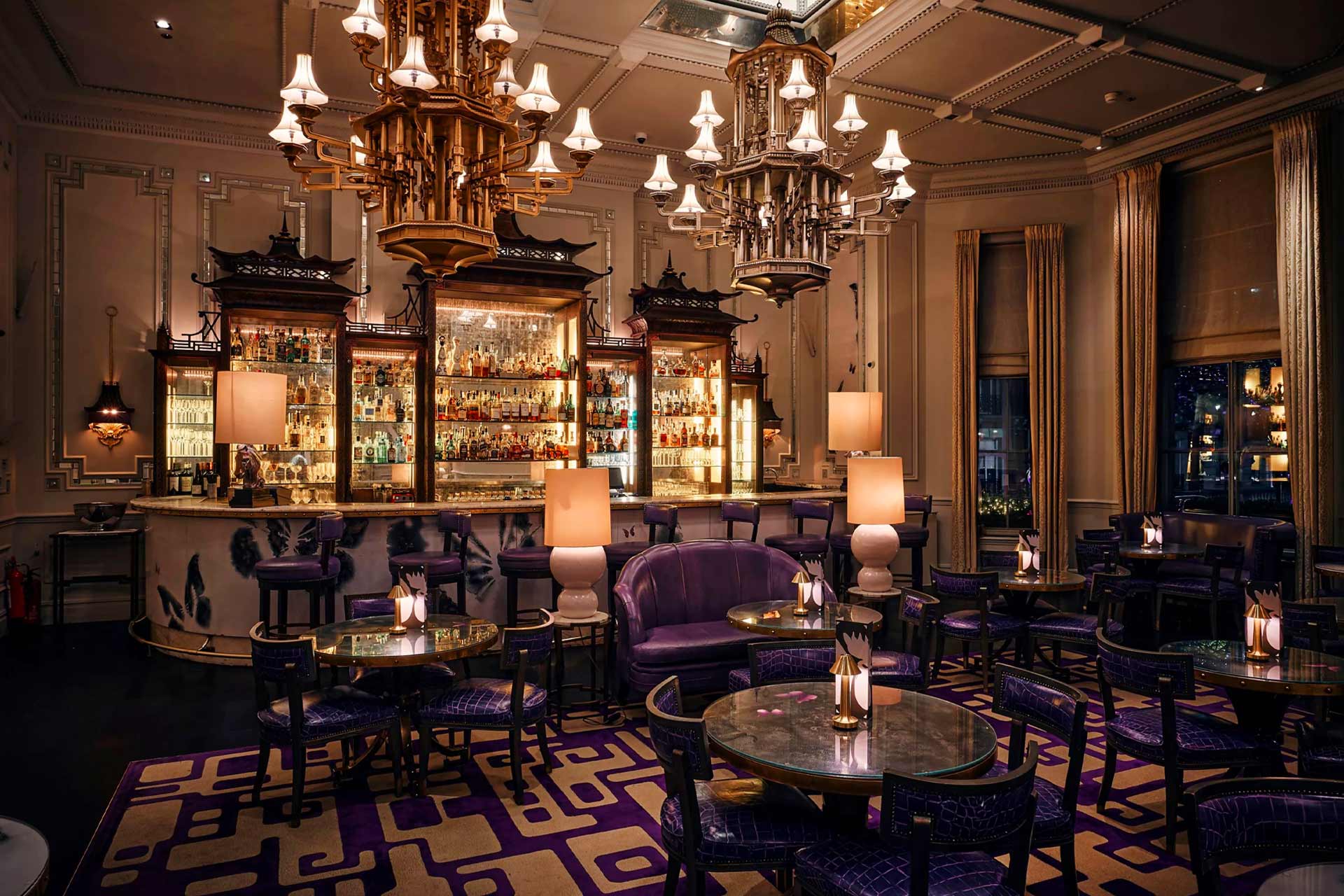 The Artesian Bar's cocktails and flavoured with everything from mulberry to cep & stilton. © The Langham, London
