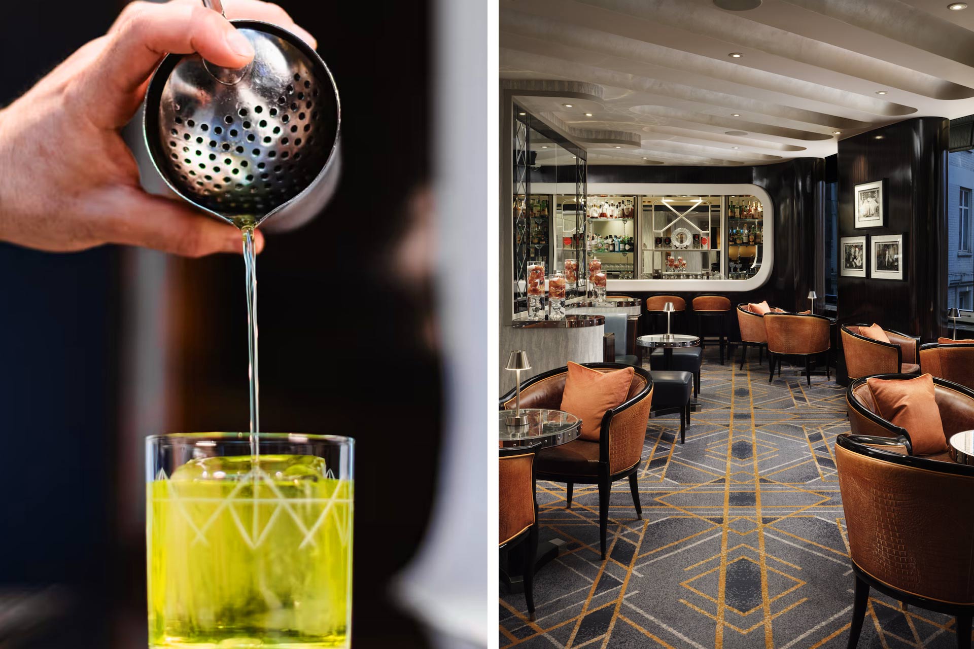 The American Bar was London's first cocktail bar and dates back over 130 years. © The Savoy