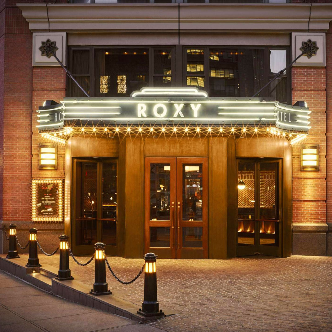 Well-behaved pets are welcome in rooms and key public areas, with exclusive access to Soho Grand's private dog park, in-room crates and upscale amenities. © The Roxy