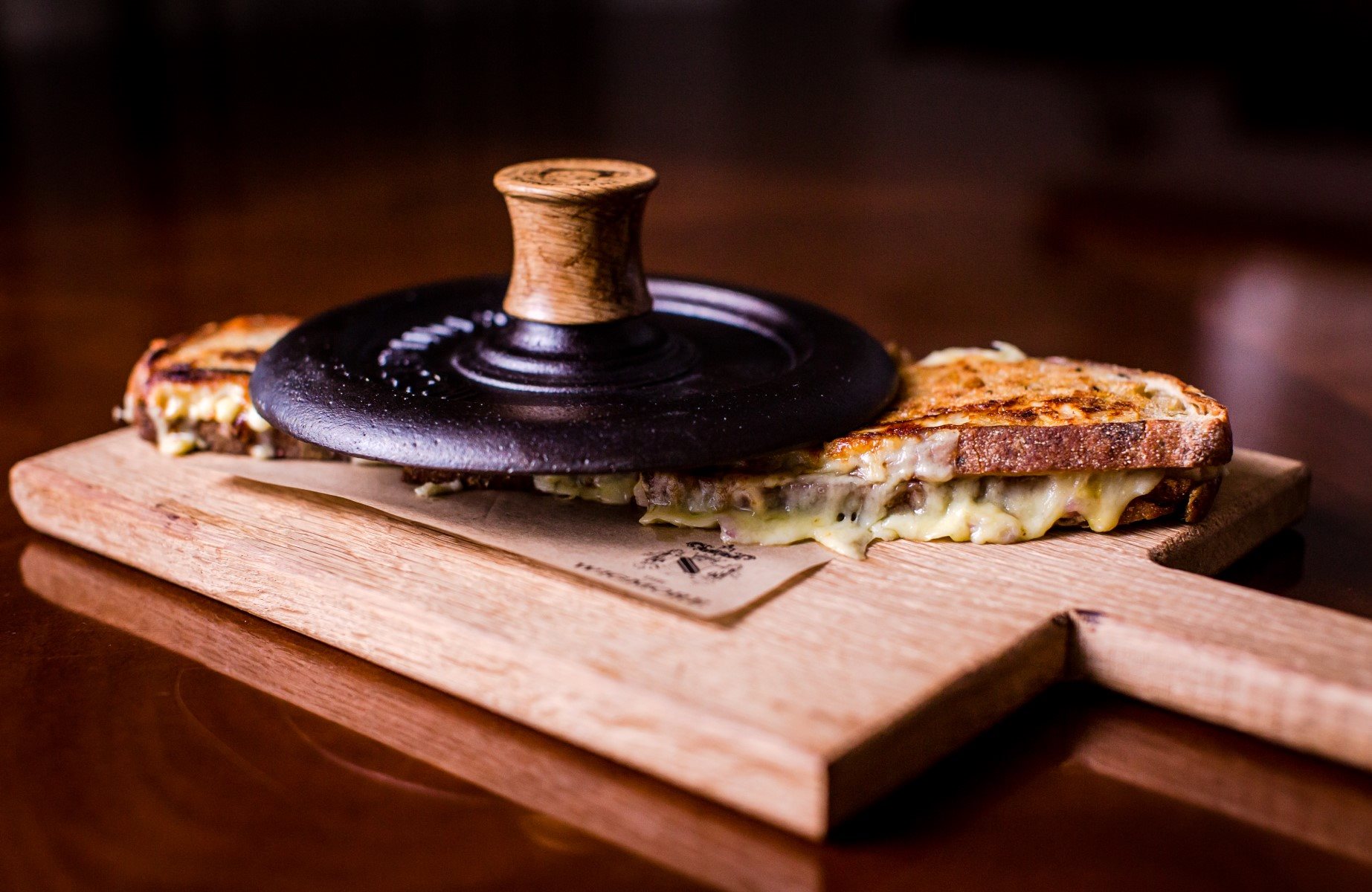 The supersized and exceptionally moreish cheese toastie from The Wigmore. © The Langham London/The Wigmore