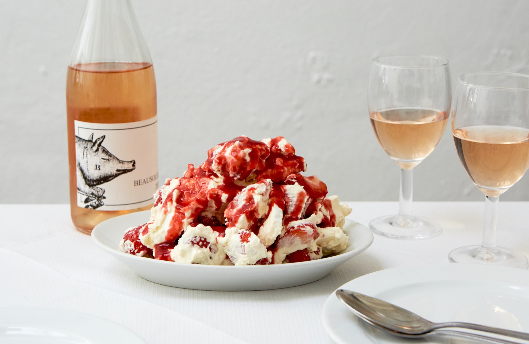 Eton Mess, a classic English dessert you might find on the seasonal menu at St. JOHN. © Sam Harris/St. JOHN