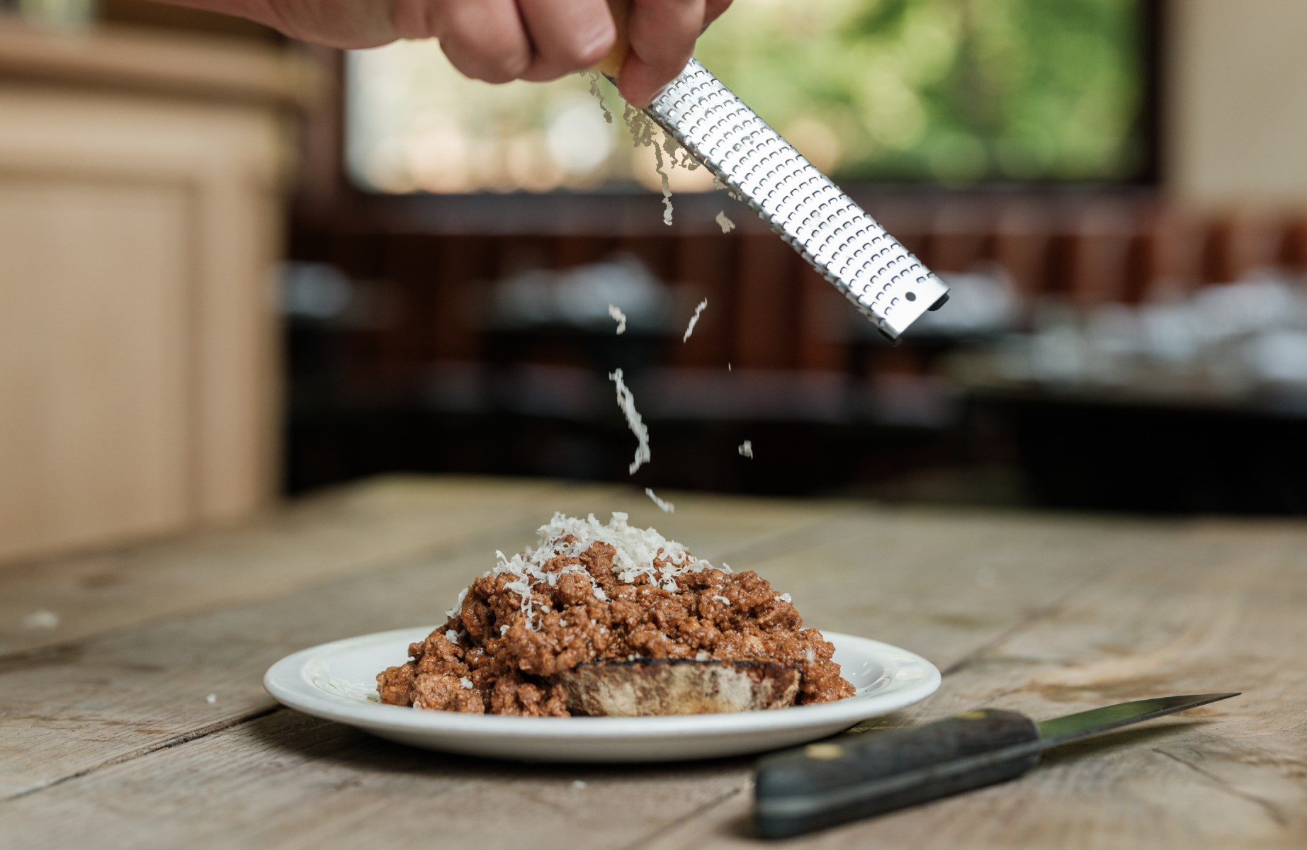Mince on toast from Bib Gourmand-awarded pub The Pelican in Notting Hill. © David Watts/The Pelican