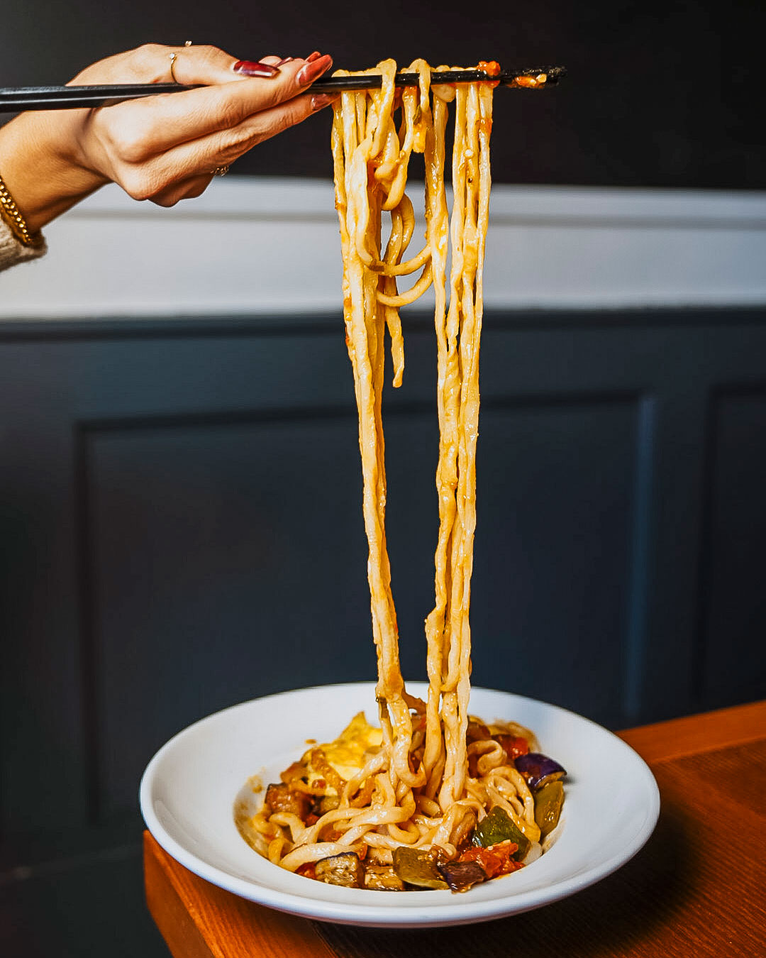 Laghman noodles are pure comfort food. © Jahunger