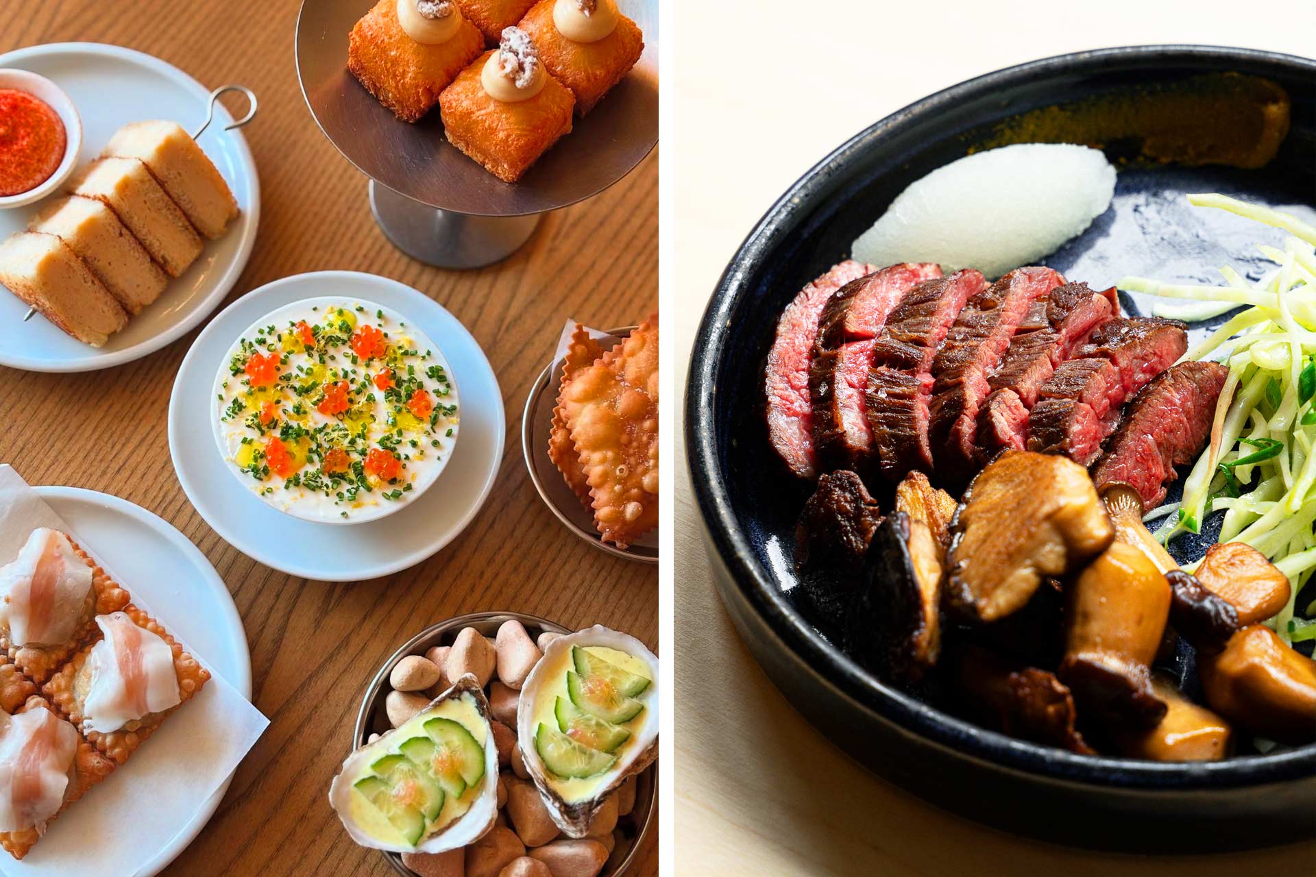 Melba shares a menu of small plates. Waygu is just one of the many options at Honō Izakaya. © Melba | © Julie Huard-Marois/Honō Izakaya