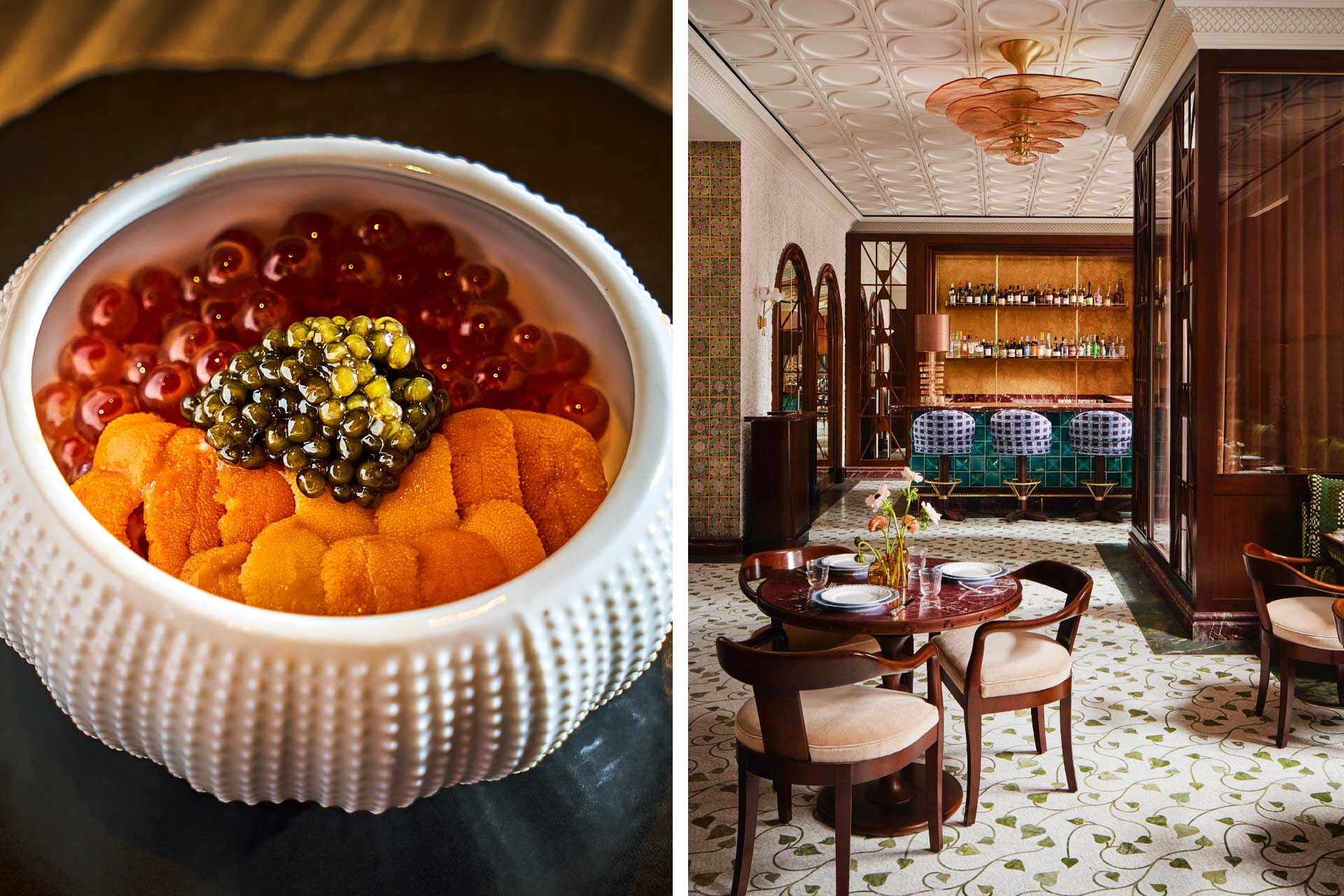 "Bowl of Happiness" from Ito and the Parisian-influenced setting of Maison Passerelle. © Noah Fecks/Ito | © Gieves Anderson/Maison Passerelle