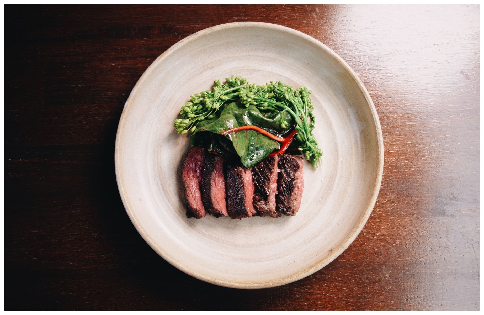 EDŌ's hanger steak, exemplifying the simple but flavour-packed approach to cooking. © Ellie McDowell/EDŌ