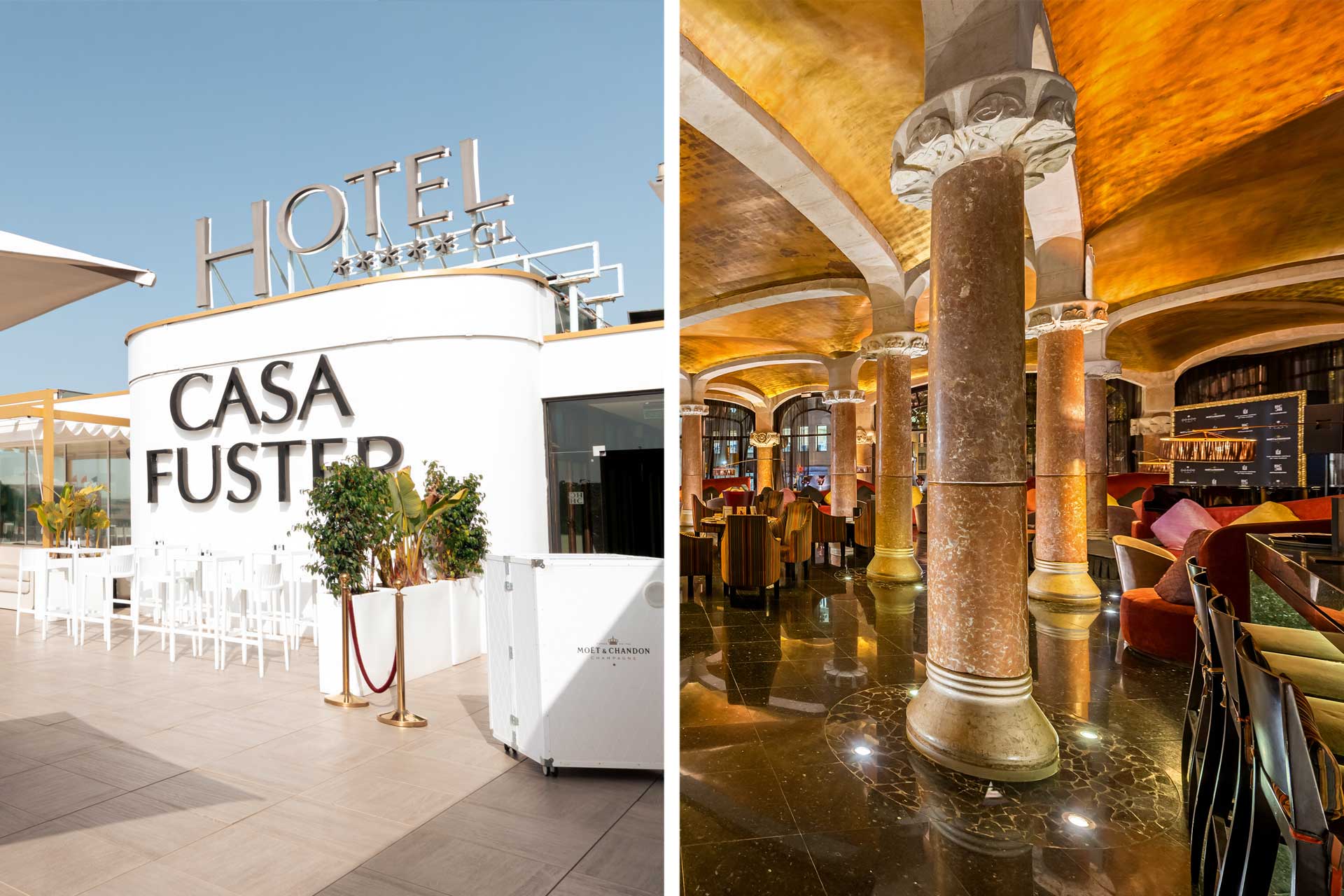 Qu’il s’agisse de jazz au Café Vienès ou d’un cocktail sur le rooftop, Casa Fuster offre toutes les raisons de s’y attarder à toute heure du jour ou de la nuit. © Casa Fuster