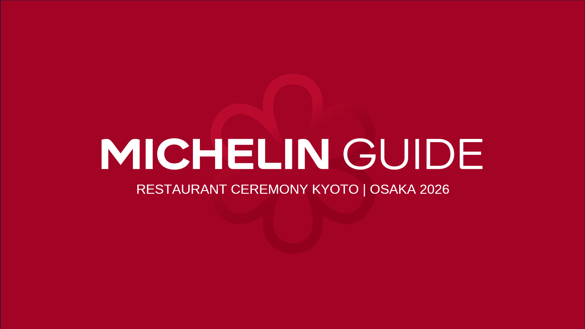 MICHELIN Guide Kyoto Osaka 2026: A New Three-MICHELIN-Star Restaurant Shines in Kyoto for the First Time in Six Years