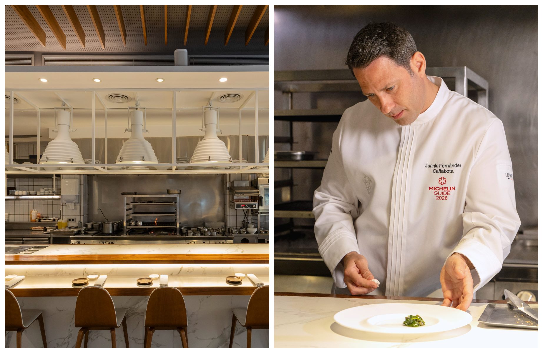 Dans le quotidien de Cañabota circule le meilleur produit marin de Cadix et de Huelva, mais à Séville. Juanlu Fernández, l’idéologue du restaurant. © MICHELIN Guide