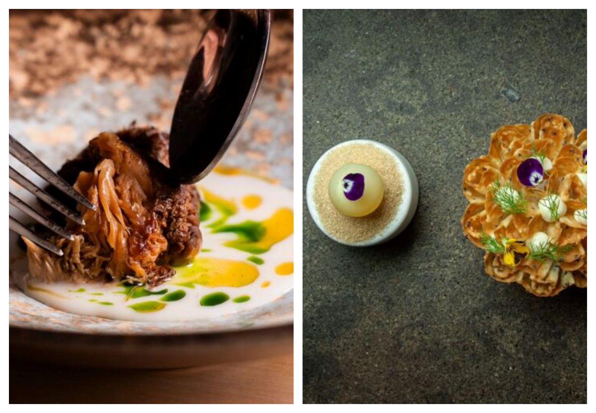 Delicately excecuted dishes at the One-MICHELIN-Starred Glass Hostaria restaurant in Rome. © Carlo Roberti