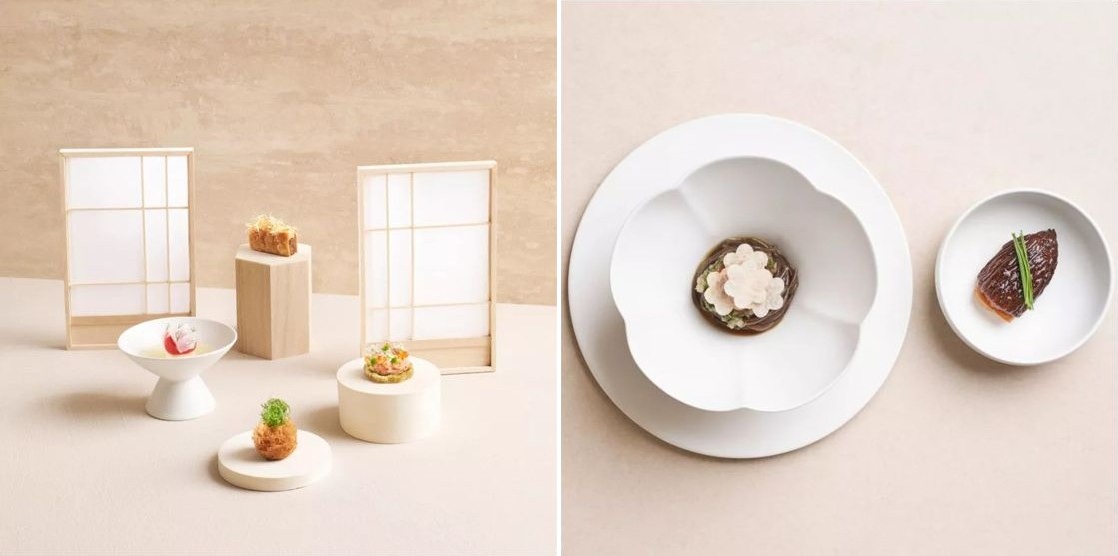 Dishes from Nae:um — a seasonal exploration of contemporary Korean cuisine shaped by narrative and place in Singapore. © John Heng/Nae:um 
