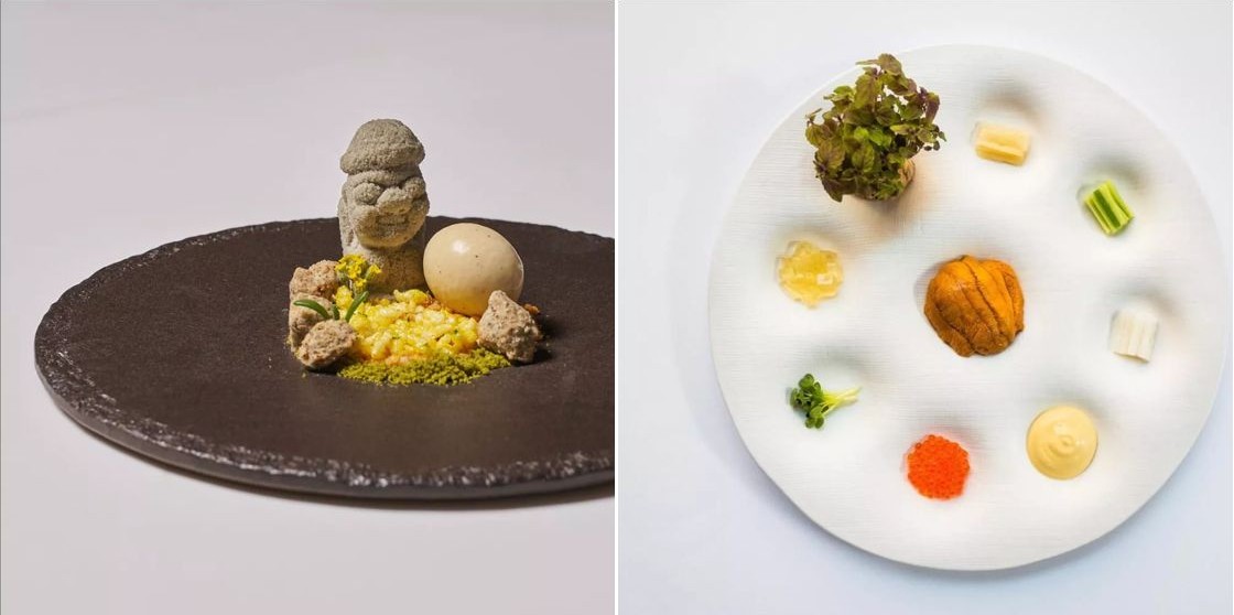 Dishes at Jungsik New York, left, and Jungsik Seoul, which have been at the forefront of contemporary Korean fine dining.© Dan Ahn/Jungsik New York, Jungsik Seoul