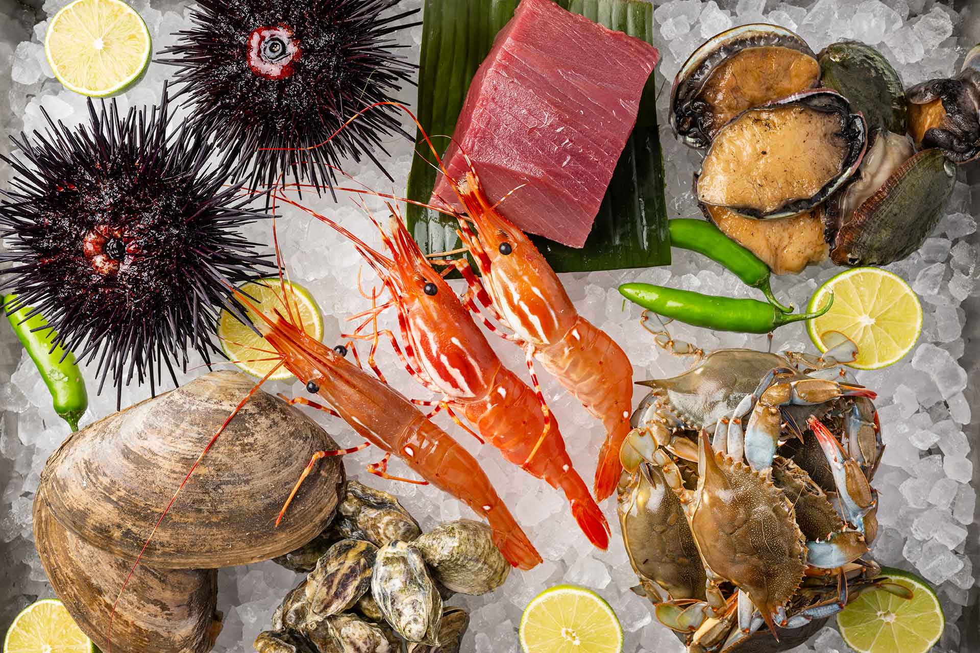 Seafood takes center stage at Holbox. © Wonho Frank Lee